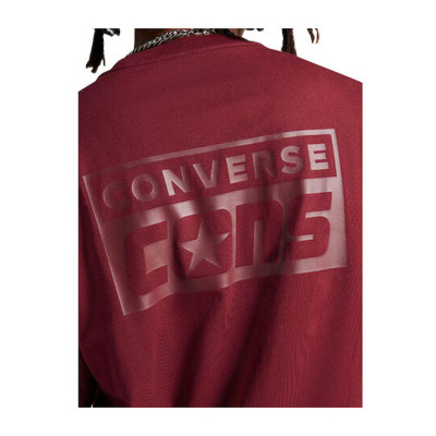 Converse Ανδρικό T-shirt Κοντομάνικο Κόκκινο Converse Ανδρικό T-shirt Κοντομάνικο Κόκκινο