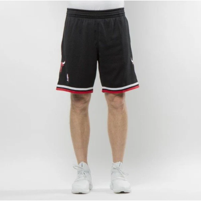 Mitchell & Ness Chicago Bulls Swingman Shorts - Μαύρο Mitchell & Ness Chicago Bulls Swingman Shorts - Μαύρο