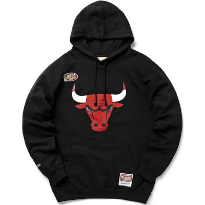 Mitchell & Ness NBA Team Logo Chicago Bulls Ανδρική Μπλούζα με Κουκούλα Mitchell & Ness NBA Team Logo Chicago Bulls Ανδρική Μπλούζα με Κουκούλα