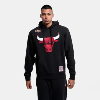 Mitchell & Ness NBA Team Logo Chicago Bulls Ανδρική Μπλούζα με Κουκούλα Mitchell & Ness NBA Team Logo Chicago Bulls Ανδρική Μπλούζα με Κουκούλα