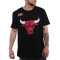 NBA TEAM LOGO TEE BULLS CHIACGO BULLS BLACK