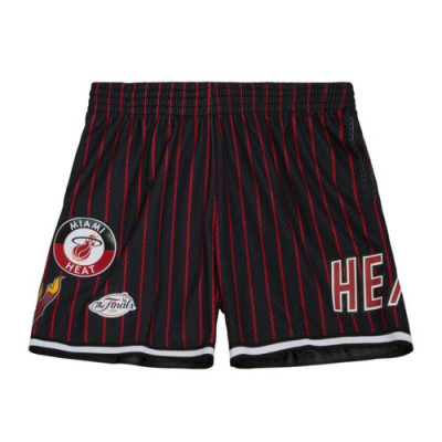 City Collection Mesh Shorts Miami Heat black City Collection Mesh Shorts Miami Heat black