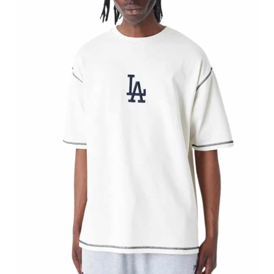New Era LA Dodgers MLB World Series Oversized T-Shirt Άσπρο