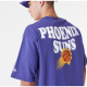 New Era Phoenix Suns NBA Script Purple Oversized T-Shirt Μωβ