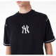 NEW ERA New York Yankees MLB World Series Black Oversized Ανδρικό T-Shirt Μαύρο