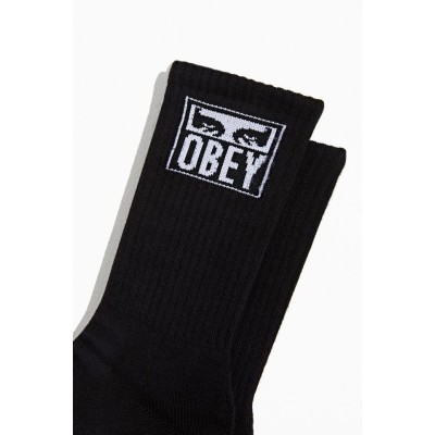 OBEY EYES ICON SOCKS BLACK ONE SIZE OBEY EYES ICON SOCKS BLACK ONE SIZE