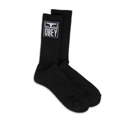 OBEY EYES ICON SOCKS BLACK ONE SIZE OBEY EYES ICON SOCKS BLACK ONE SIZE