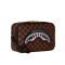 SPRAYGROUND Men Sharks In Paris Lenticular Chomp Toiletry Brick - BROWN/BLACK - 910B6525NSZ