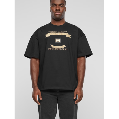 KARL KANI METAL PLATE BOXY TEE BLACK