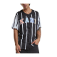 Karl Kani Serif Striped Block Baseball Shirt Μαύρο Karl Kani Serif Striped Block Baseball Shirt Μαύρο