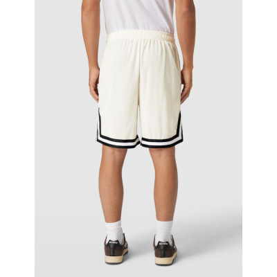 KARL KANI SMALL SIGNATURE ESSENTIAL MESH SHORTS OFF WHITE KARL KANI SMALL SIGNATURE ESSENTIAL MESH SHORTS OFF WHITE