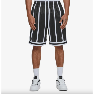 KARL KANI SMALL SIGNATURE STRIPED MESH SHORTS Μαύρο KARL KANI SMALL SIGNATURE STRIPED MESH SHORTS Μαύρο
