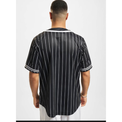 Karl Kani Serif Pinstripe Baseball Trikot Μαύρο