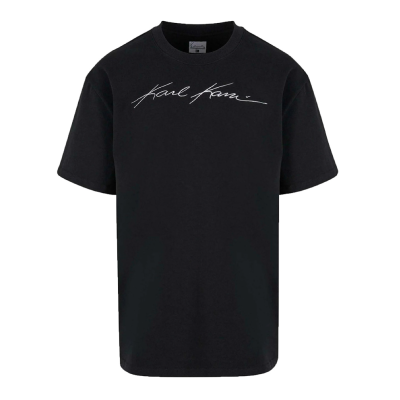 Karl Kani Autograph Heavy Jersey Boxy Tee Μαύρο Karl Kani Autograph Heavy Jersey Boxy Tee Μαύρο