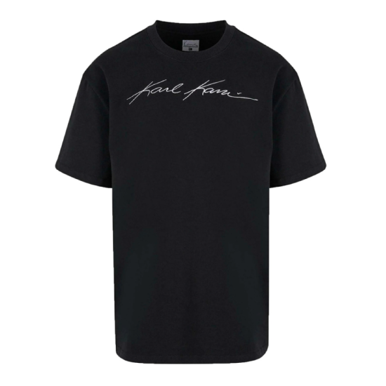 Karl Kani Autograph Heavy Jersey Boxy Tee Μαύρο Karl Kani Autograph Heavy Jersey Boxy Tee Μαύρο