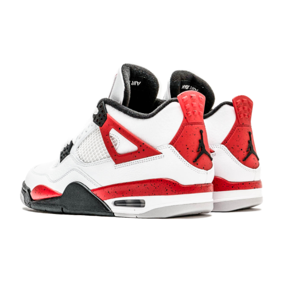 Jordan 4 Retro Red Cement Άσπρο