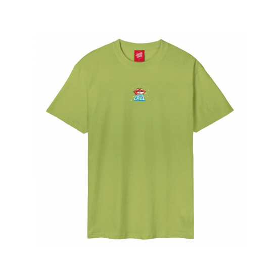 Santa Cruz Johnson Danger Zone 2 T-Shirt Πράσινο