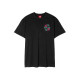 Santa Cruz Dressen Rose Crew Two Ανδρικό T-shirt Κοντομάνικο Μαύρο