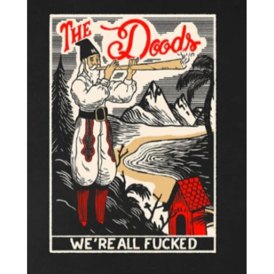 THE DUDES ALL FUCKED T-SHIRT Μαύρο