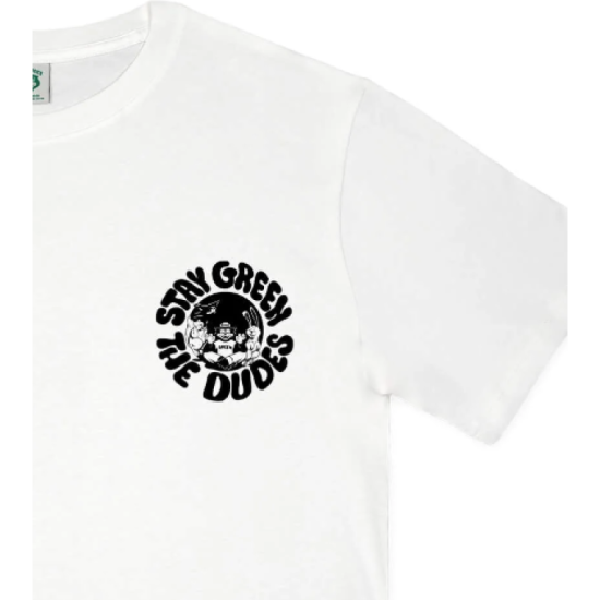 THE DUDES GREEN STONEY T-Shirt Άσπρο