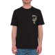 Volcom Ανδρικό T-shirt Κοντομάνικο Μαύρο