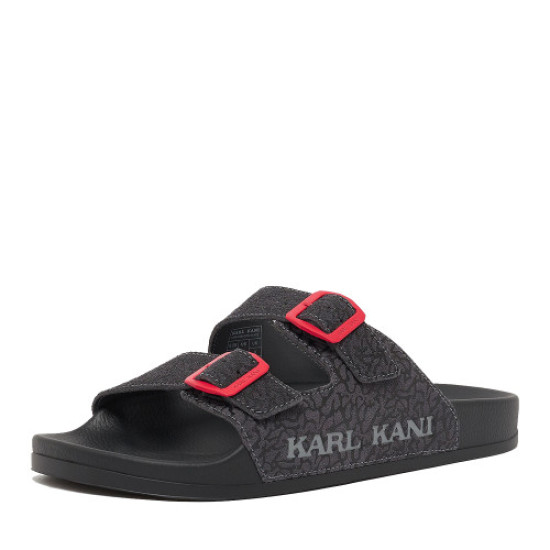 Karl Kani Street Slide TXT- Μαύρο/Κόκκινο
