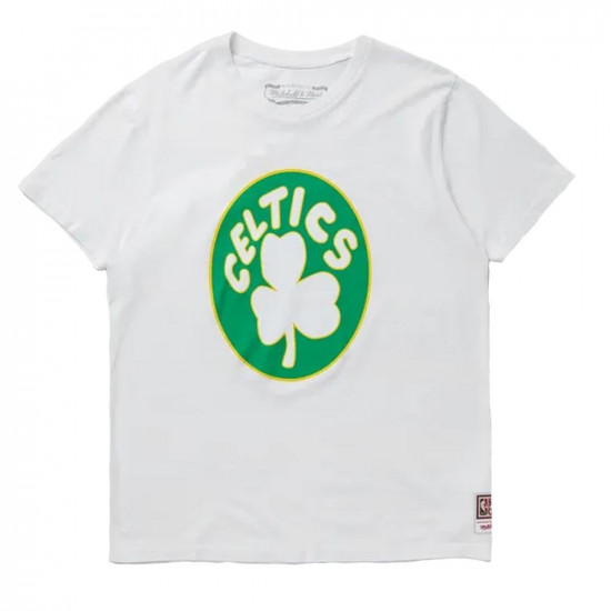 Mitchell & Ness Team Logo Tee Boston Celtics - Άσπρο