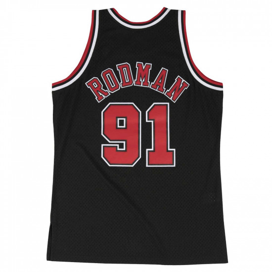 Mitchell & Ness Chicago Bulls 97-98 Swingman Jersey Dennis Rodman - Μαύρo