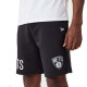 New Era Brooklyn Nets NBA Wordmark Black Oversized Shorts-  Μαύρο