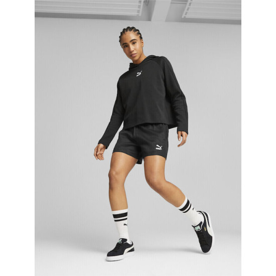 Puma Women's T7 Shorts -Μαύρο Puma Women's T7 Shorts -Μαύρο