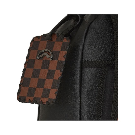 Sprayground Check  Τσάντα Πλάτης Μαύρη