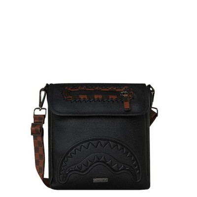 Sprayground Dose Of Check Deux Messenger Cross Bag Sprayground Dose Of Check Deux Messenger Cross Bag