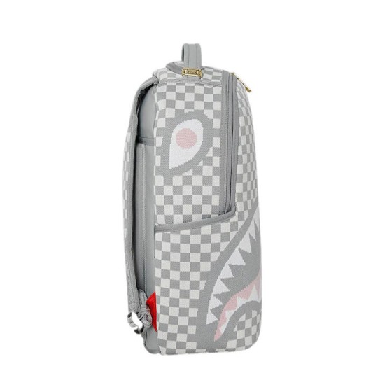 Sprayground Τσάντα Πλάτης Γκρι με Θήκη για Παγούρι Sprayground Τσάντα Πλάτης Γκρι με Θήκη για Παγούρι