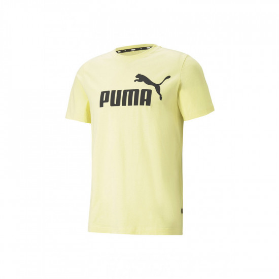 Puma Essential Logo Tee Κίτρινο