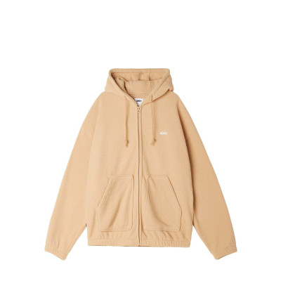 OBEY GAZE HOODED JACKET OAT MILK - Μπέζ OBEY GAZE HOODED JACKET OAT MILK - Μπέζ