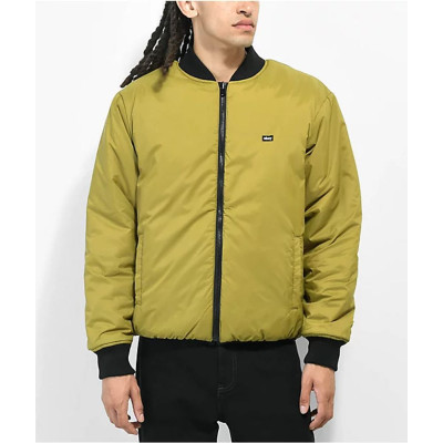 Obey Brux Black Quilted Reversible Jacket - Μαύρo Obey Brux Black Quilted Reversible Jacket - Μαύρo