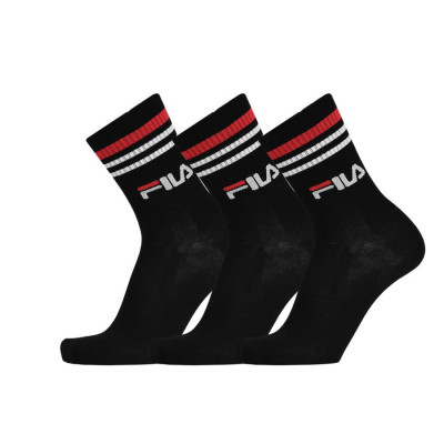 Fila Unique 3 ζεύγη Μαύρο Fila Unique 3 ζεύγη Μαύρο