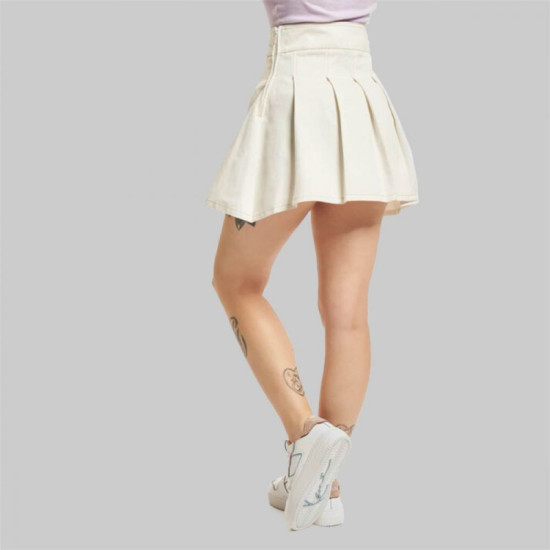 Karl Kani Women's Small Signature Twill Tennis Skirt Άσπρο Karl Kani Women's Small Signature Twill Tennis Skirt Άσπρο