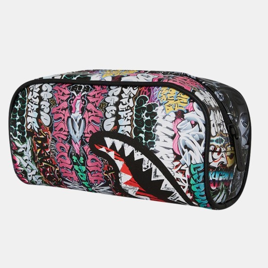 Sprayground Split Cybershark Savvy Pouch 